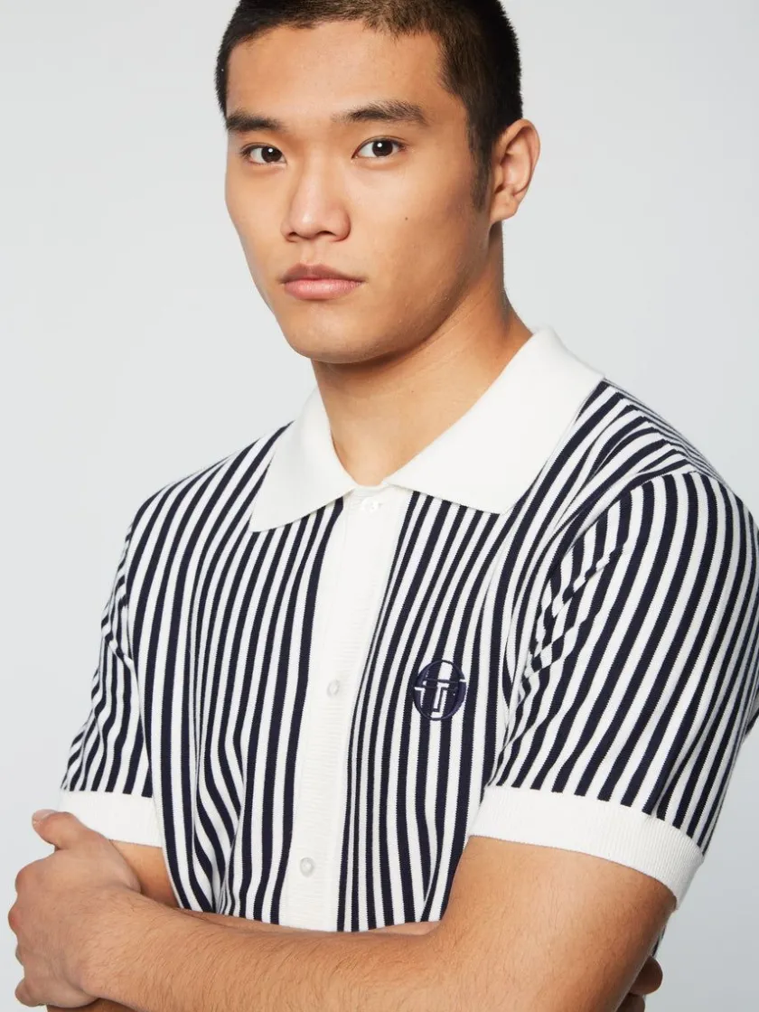 abramo_knit_polo_pearled_ivory_maritime_blue_4.webp Cheap Abramo Knit Polo- Pearled Ivory/ Maritime Blue View All