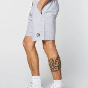 Shop Cosimo Oxford Shorts- Maritime Blue Matching Separates