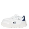 Online Court Classic Mp Sneaker- White/ Antique White/ Maritime Blue For The Court