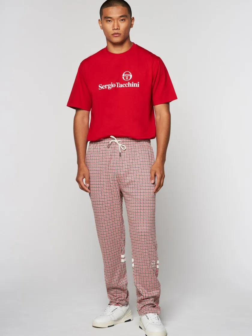 dallas_houndstooth_track_pant_poinciana_2-1.webp Sale Dallas Houndstooth Track Pant- Poinciana Pants And Sweatpants