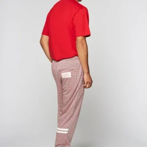 New Dallas Houndstooth Track Pant- Poinciana Tracksuits