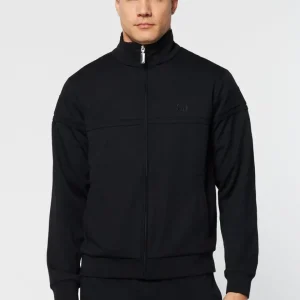 Clearance Damarindo Track Jacket Archivio- Black/ Black Jackets
