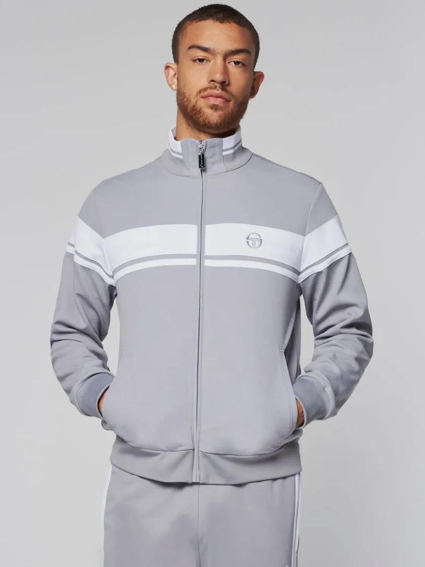 damarindo_track_jacket_sleet_white_0-2.webp Store Damarindo Track Jacket- Sleet/ White Tracksuits