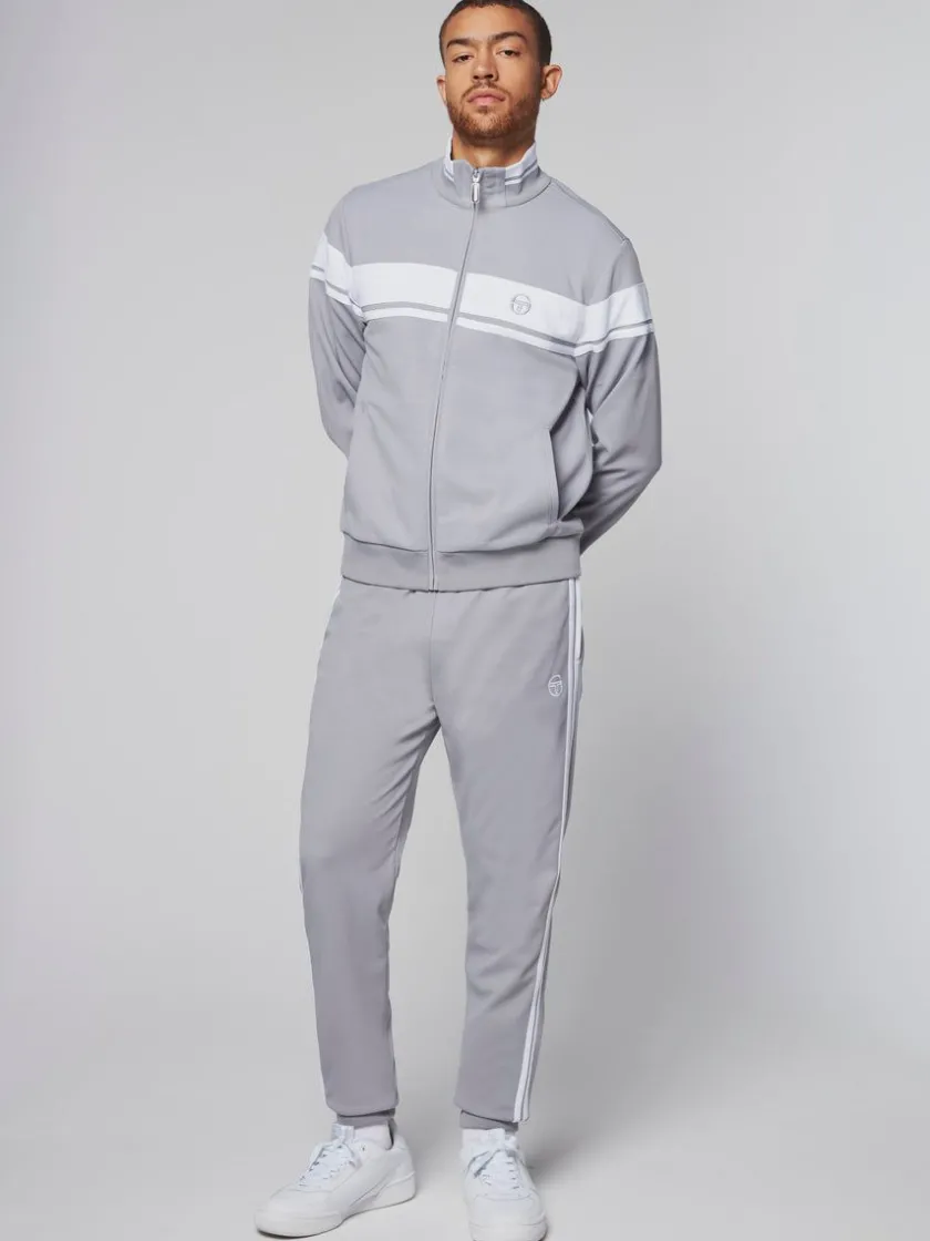 damarindo_track_jacket_sleet_white_1-2.webp Store Damarindo Track Jacket- Sleet/ White Tracksuits