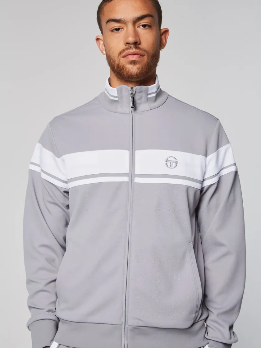 damarindo_track_jacket_sleet_white_3-2.webp Store Damarindo Track Jacket- Sleet/ White Tracksuits