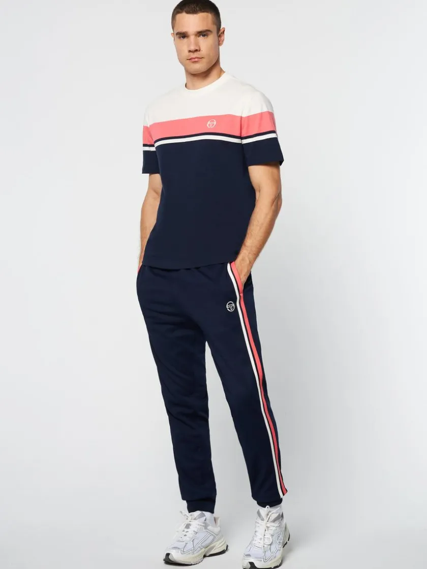 damarindo_tshirt_archivio_gardenia_maritime_blue_2-1.webp Sale Damarindo T-Shirt Archivio -Gardenia/ Maritime Blue The Essentials