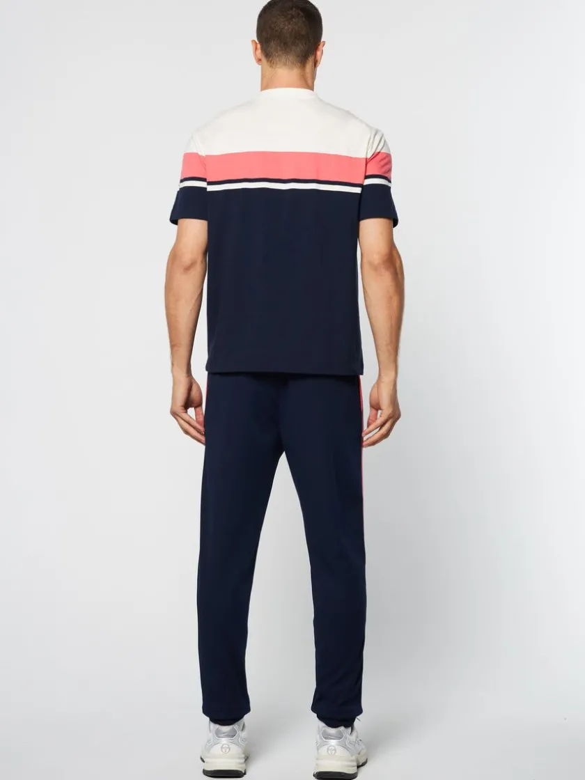 damarindo_tshirt_archivio_gardenia_maritime_blue_3-1.webp Sale Damarindo T-Shirt Archivio -Gardenia/ Maritime Blue The Essentials