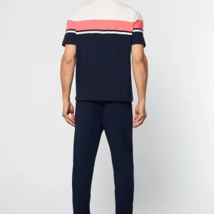 Outlet Damarindo T-Shirt Archivio -Gardenia/ Maritime Blue T-Shirts