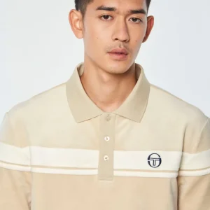Discount Damarindo Velour Polo-Cement/ Gardenia Polos