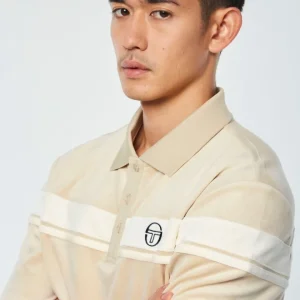 Discount Damarindo Velour Polo-Cement/ Gardenia Polos