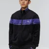 Cheap Damarindo Velour Track Jacket- Black/ Liberty Velour