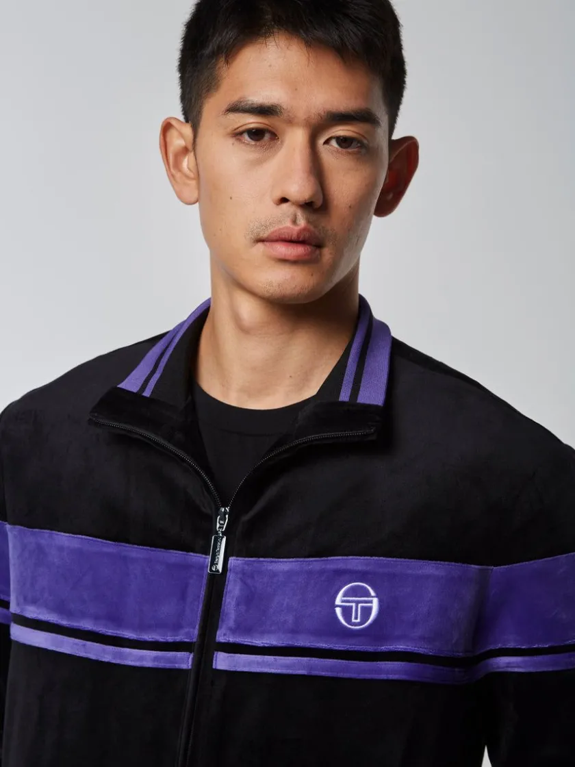 damarindo_velour_track_jacket_black_liberty_4.webp Cheap Damarindo Velour Track Jacket- Black/ Liberty Velour