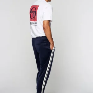 Outlet Damarindo Velour Track Pant- Maritime Blue Velour