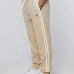Fashion Damarindo Velour Track Pant-Cement/ Gardenia Velour