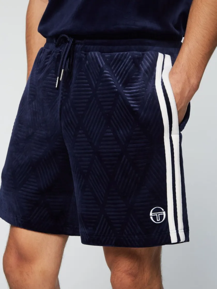 debossed_damarindo_velour_short_maritime_blue_4.webp Outlet Debossed Damarindo Velour Short- Maritime Blue View All