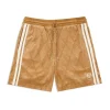 Discount Debossed Damarindo Velour Short- Meerkat View All