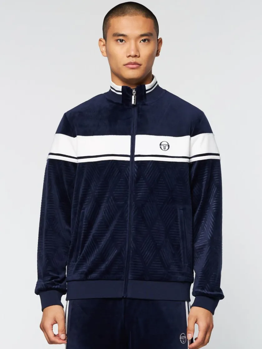 debossed_damarindo_velour_track_jacket_maritime_blue_1-3.webp Cheap Debossed Damarindo Velour Track Jacket- Maritime Blue Tracksuits