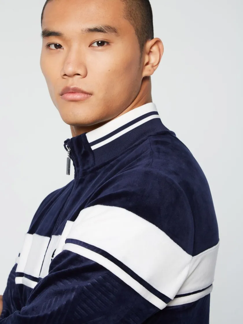 debossed_damarindo_velour_track_jacket_maritime_blue_4-3.webp Cheap Debossed Damarindo Velour Track Jacket- Maritime Blue Tracksuits