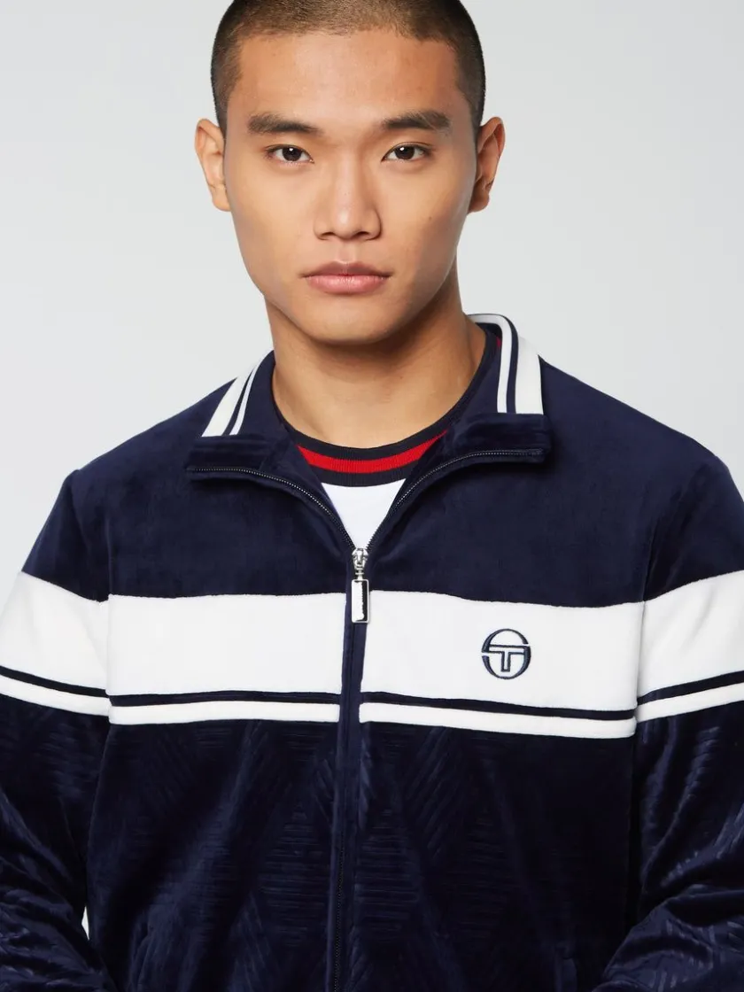 debossed_damarindo_velour_track_jacket_maritime_blue_5-3.webp Cheap Debossed Damarindo Velour Track Jacket- Maritime Blue Tracksuits