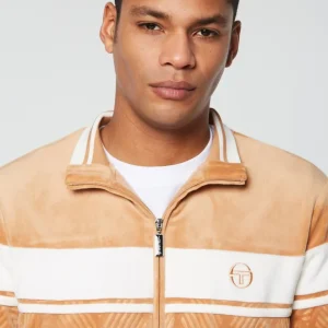 Shop Debossed Damarindo Velour Track Jacket- Meerkat View All