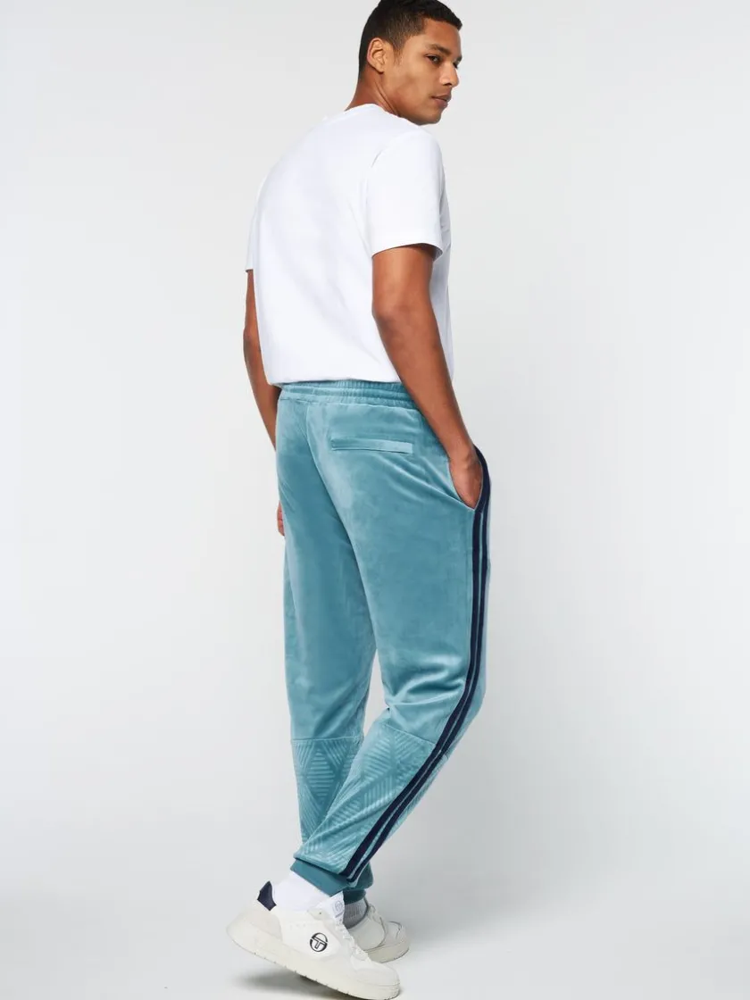 debossed_damarindo_velour_track_pant_larkspur_3-1.webp Flash Sale Debossed Damarindo Velour Track Pant- Larkspur Pants And Sweatpants