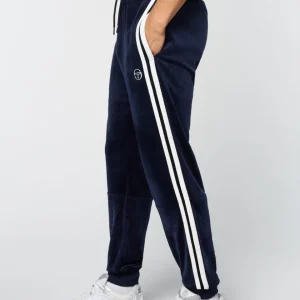 Cheap Debossed Damarindo Velour Track Pant- Maritime Blue View All