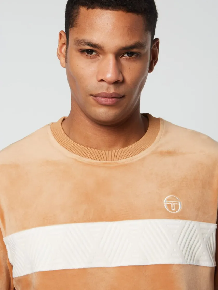 debossed_damarindo_velour_tshirt_meerkat_4-1.webp Sale Debossed Damarindo Velour T-Shirt- Meerkat Matching Separates