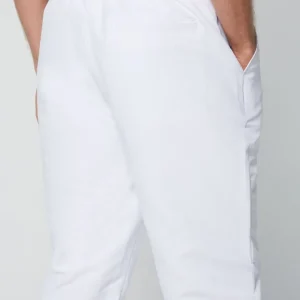 Clearance Denver Track Pants- White Tracksuits