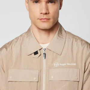 Cheap Devonte Track Jacket- Humus Nylon