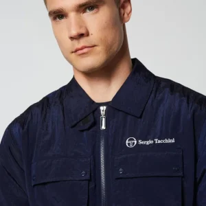 Best Devonte Track Jacket- Maritime Blue Nylon