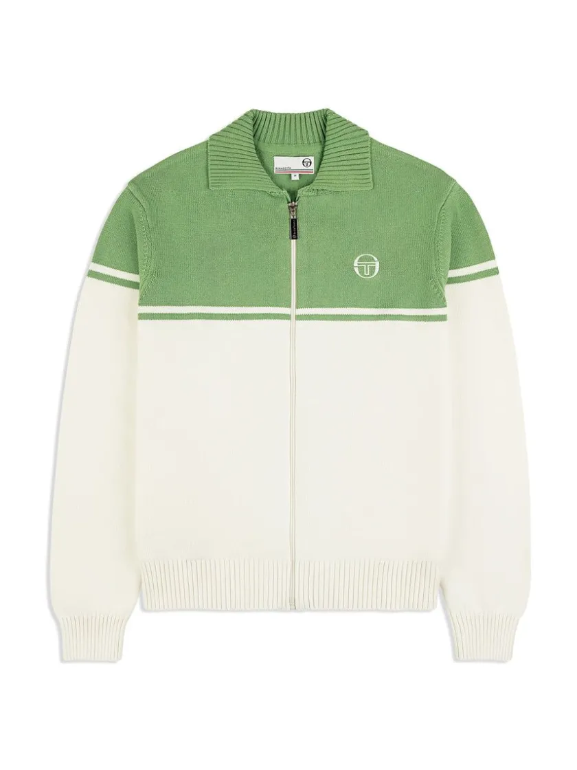 donato_knit_track_jacket_gardenia_jade_green_0.webp Store Donato Knit Track Jacket- Gardenia/ Jade Green View All