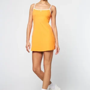 Store Elisa Dress- Tangerine For The Court