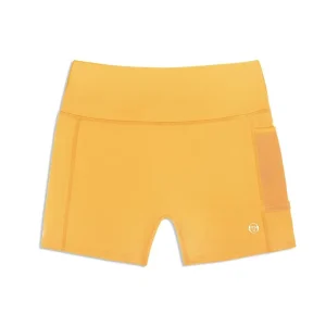 Online Elisa Tennis Short- Tangerine For The Court