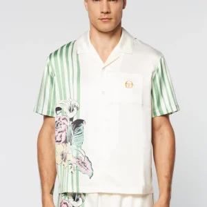 Fashion Ella Printed Shirt- Gardenia View All