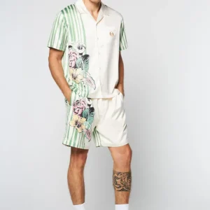 Fashion Ella Printed Shirt- Gardenia View All