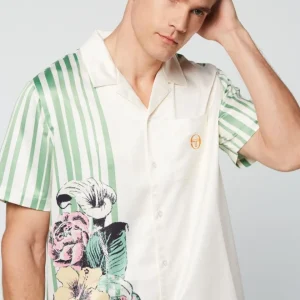 Fashion Ella Printed Shirt- Gardenia View All