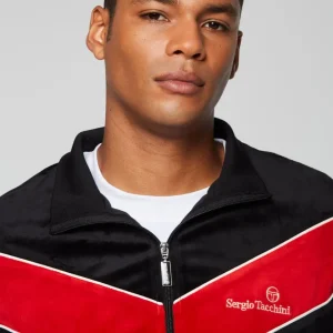 Hot Gallone Velour Track Jacket- Black Beauty Jackets