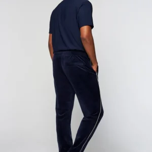 Flash Sale Gallone Velour Track Pant- Maritime Blue Pants And Sweatpants