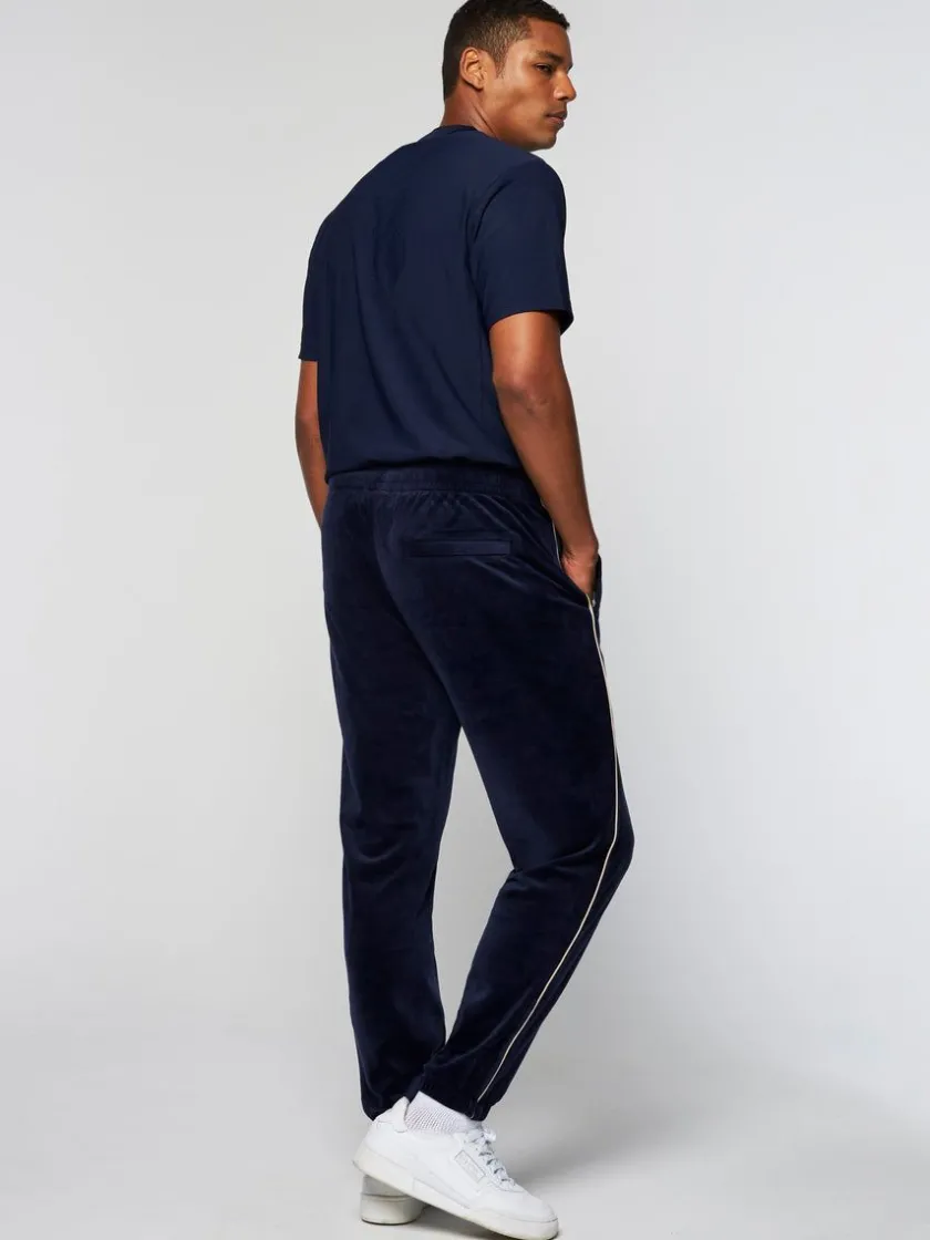 gallone_velour_track_pant_maritime_blue_3-2.webp Online Gallone Velour Track Pant- Maritime Blue Velour