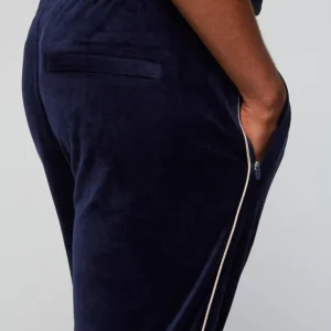 Flash Sale Gallone Velour Track Pant- Maritime Blue Pants And Sweatpants