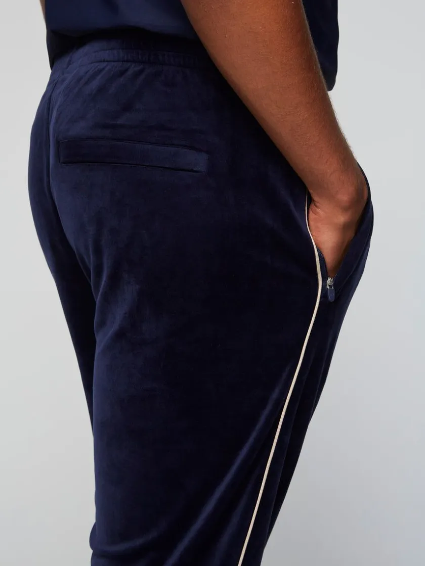 gallone_velour_track_pant_maritime_blue_5-2.webp Online Gallone Velour Track Pant- Maritime Blue Velour