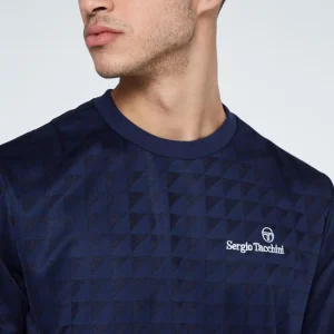 Sale Geo T-Shirt-Maritime Blue For The Court