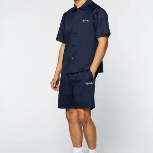 New Giorgio Lounge Shirt- Maritime Blue Matching Separates