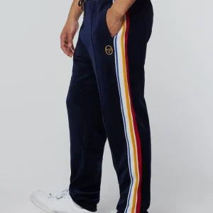 Discount Goran Velour Track Pant Archivio- Maritime Blue Velour