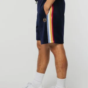 Discount Goran Velour Track Short Archivio- Maritime Blue Velour