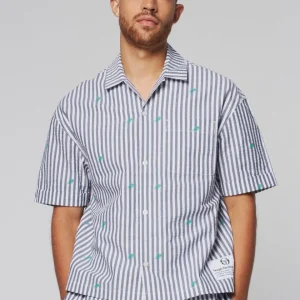 Outlet Granda Camp Shirt- Maritime Blue View All