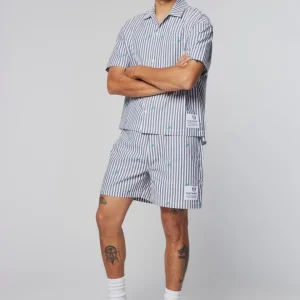 Hot Granda Camp Shirt- Maritime Blue Matching Separates