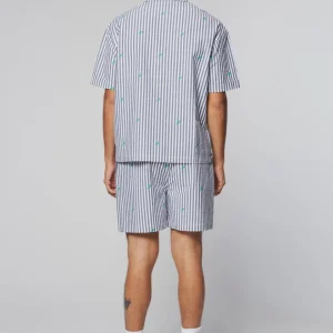 Outlet Granda Camp Shirt- Maritime Blue View All