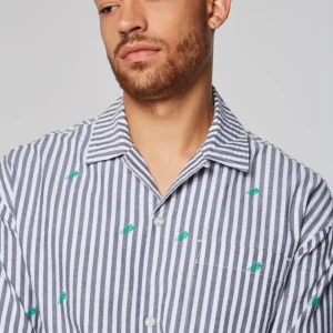 Hot Granda Camp Shirt- Maritime Blue Matching Separates