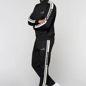 Fashion Gromo Tape Track Jacket- Black Beauty Jackets